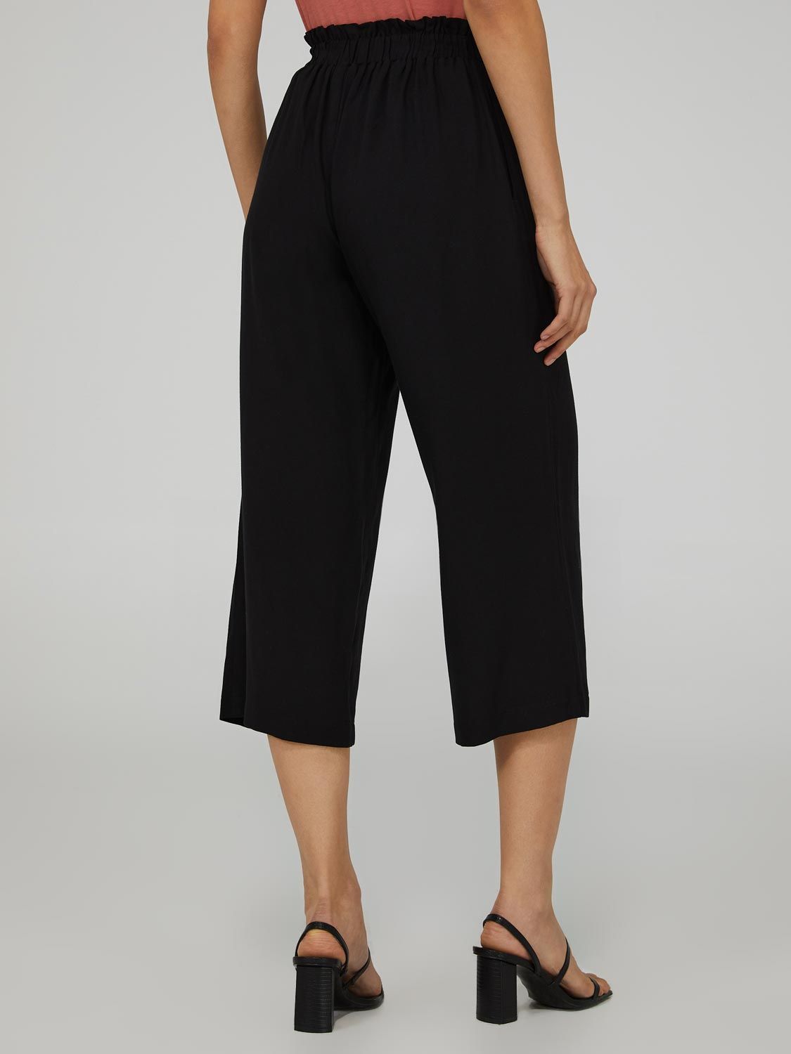 High-Rise Wide Leg Gaucho Pants sold by Suzy Shier product image thumbnail 4