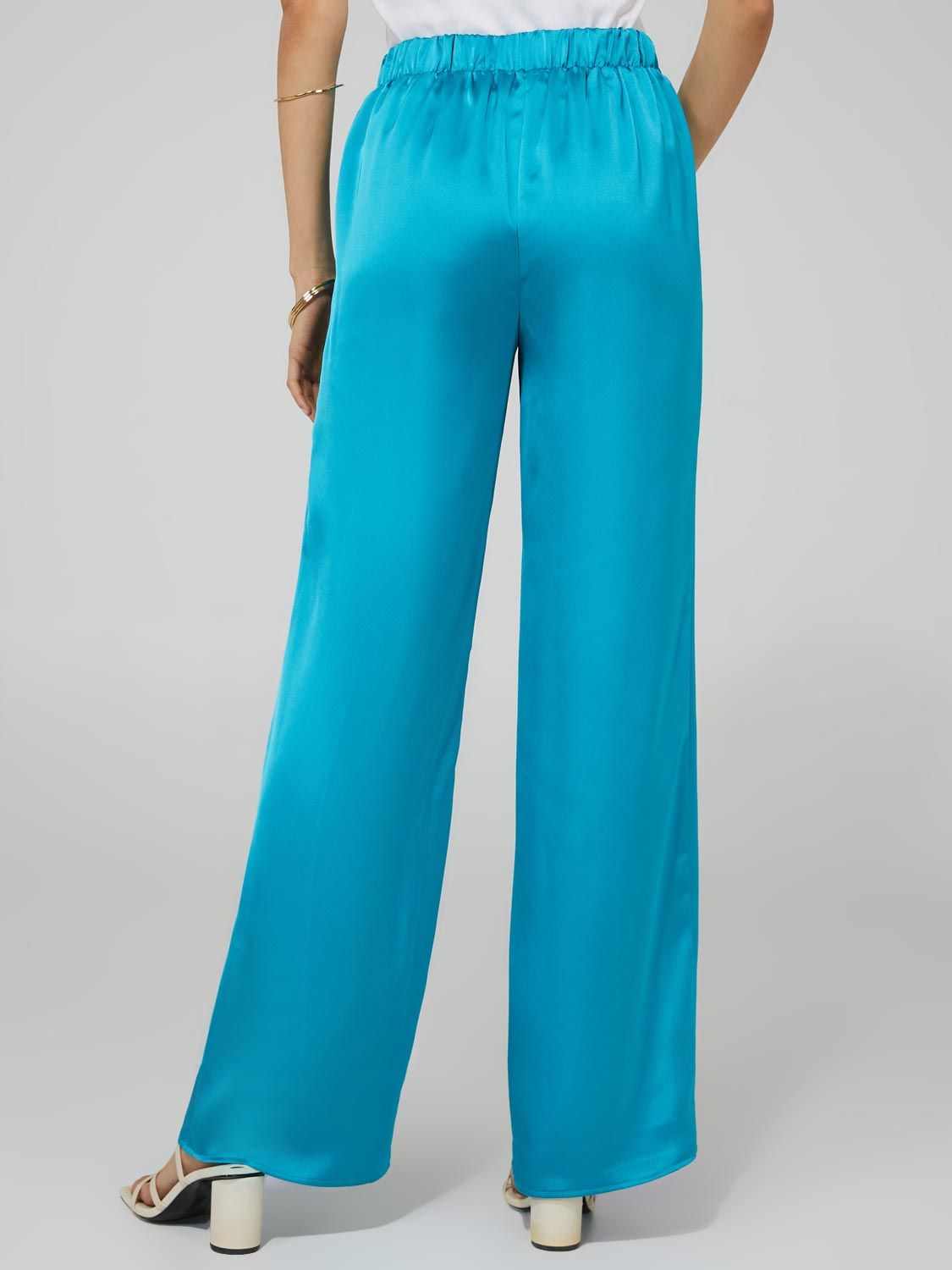 Pull-On Satin Straight Leg Pants sold by Suzy Shier product image thumbnail 4