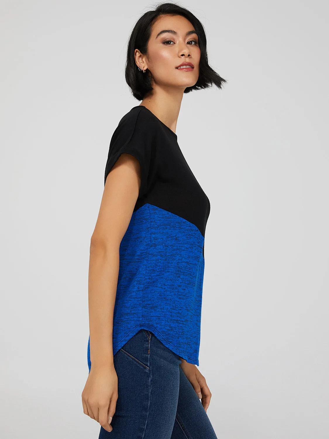 Dolman Sleeve Colour Block T-Shirt sold by Suzy Shier product image thumbnail 3