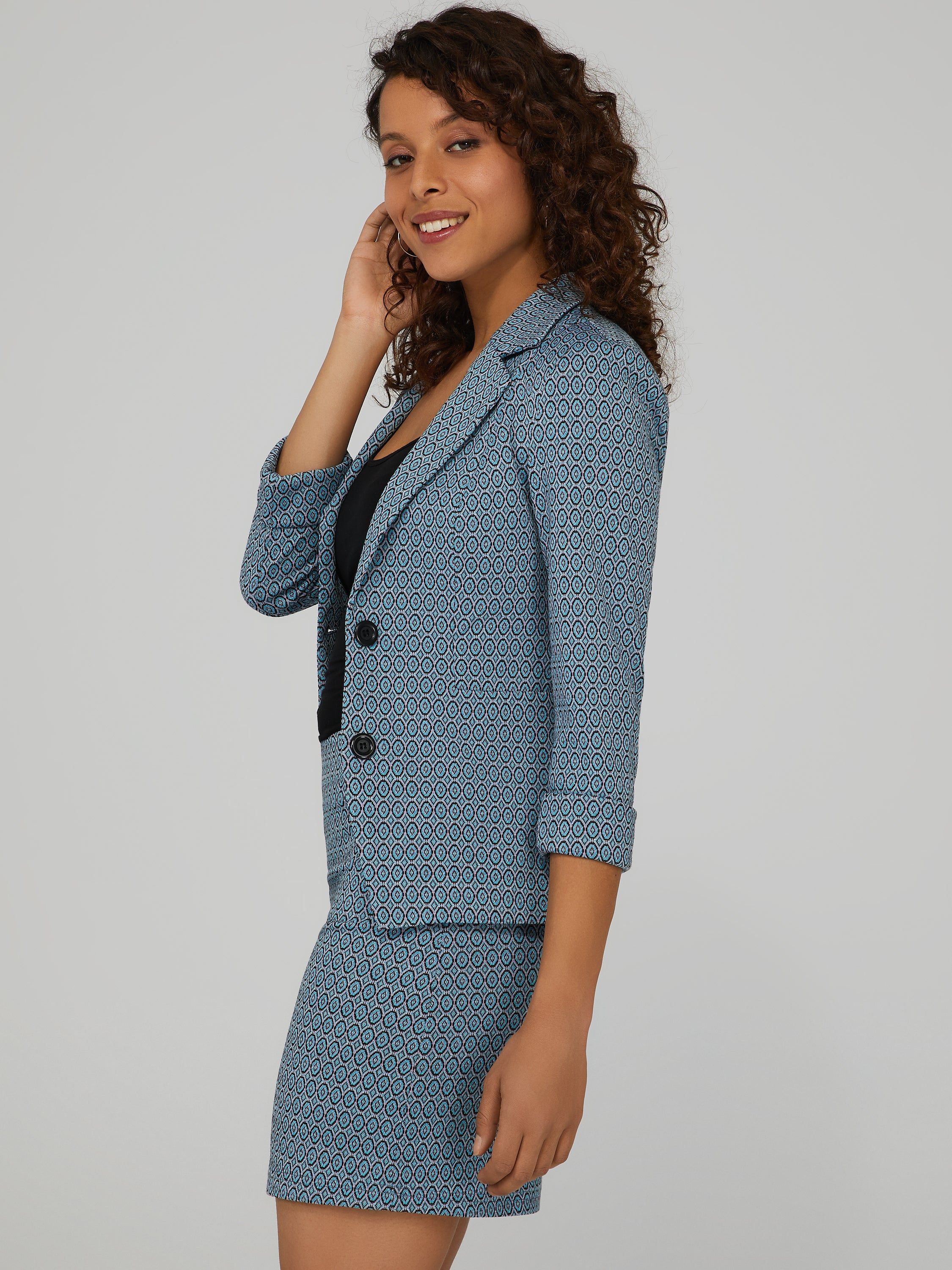 Cuffed Sleeve Blazer sold by Suzy Shier product image thumbnail 3
