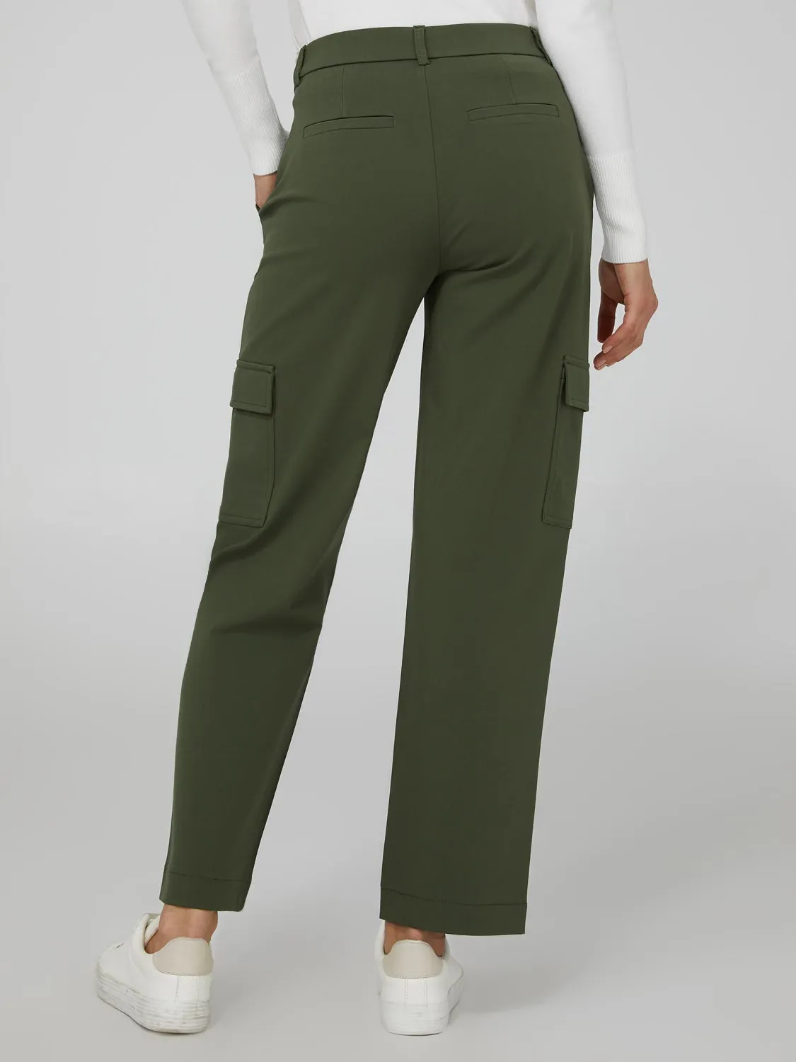 Straight Leg Trousers With Cargo Pockets sold by Suzy Shier product image thumbnail 4