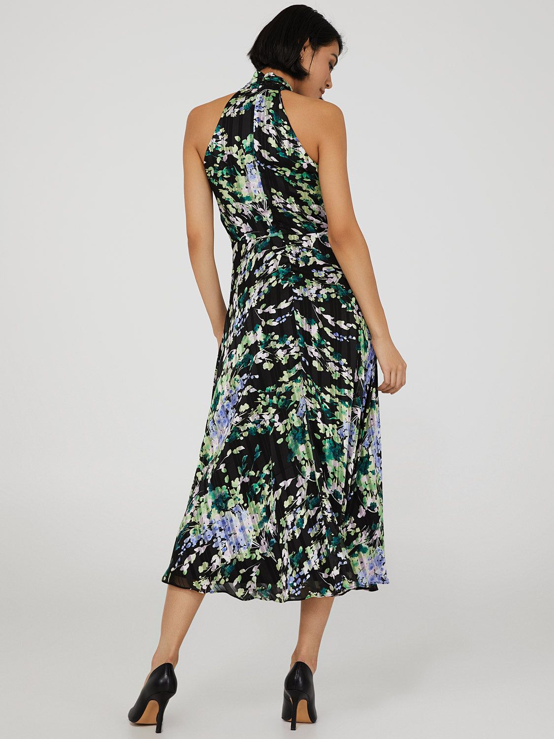 Tie-Front Halter Neck Midi Dress sold by Suzy Shier product image thumbnail 5
