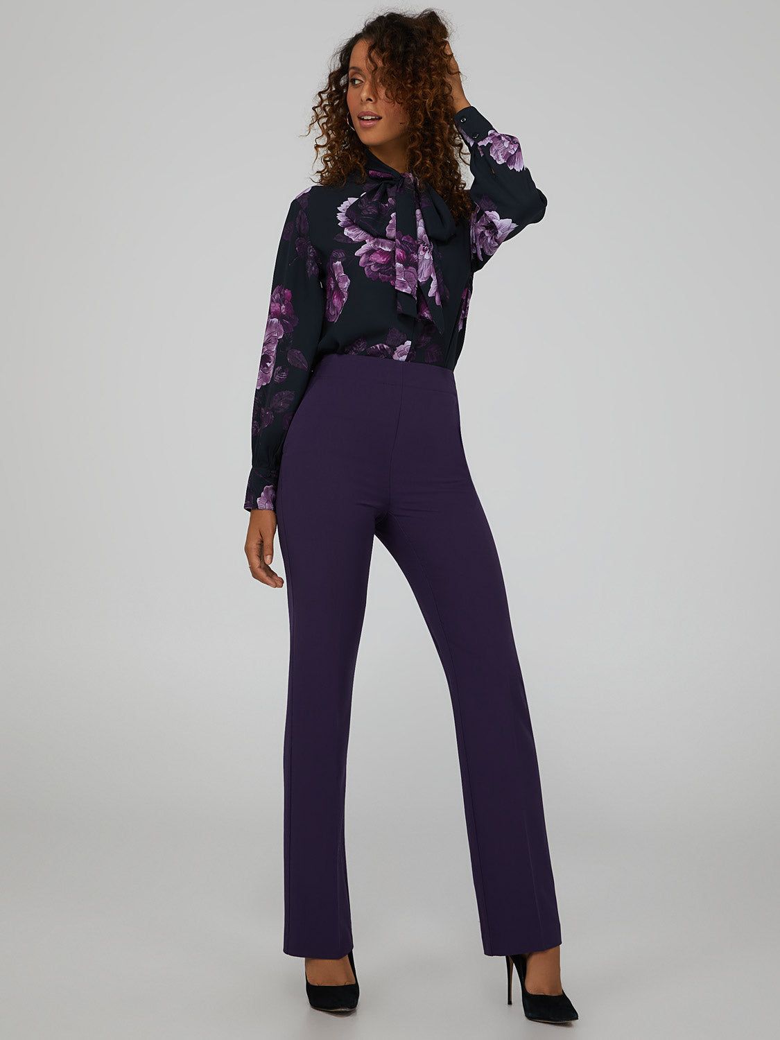 Clean Front Work Pants sold by Suzy Shier