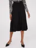 Belted Panel Midi Skirt sold by Suzy Shier
