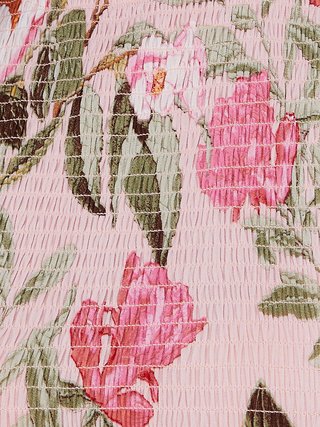 Smocked Chiffon Midi Dress sold by Suzy Shier product image thumbnail 6