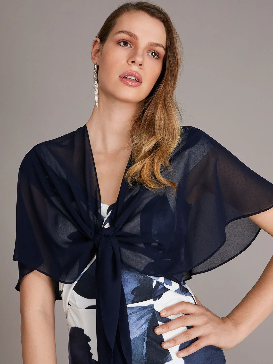 Sheer Chiffon Cover Up sold by Suzy Shier product image thumbnail 2