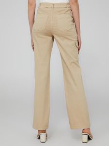 High-Rise Straight Leg Twill Pants With Cargo Pockets sold by Suzy Shier