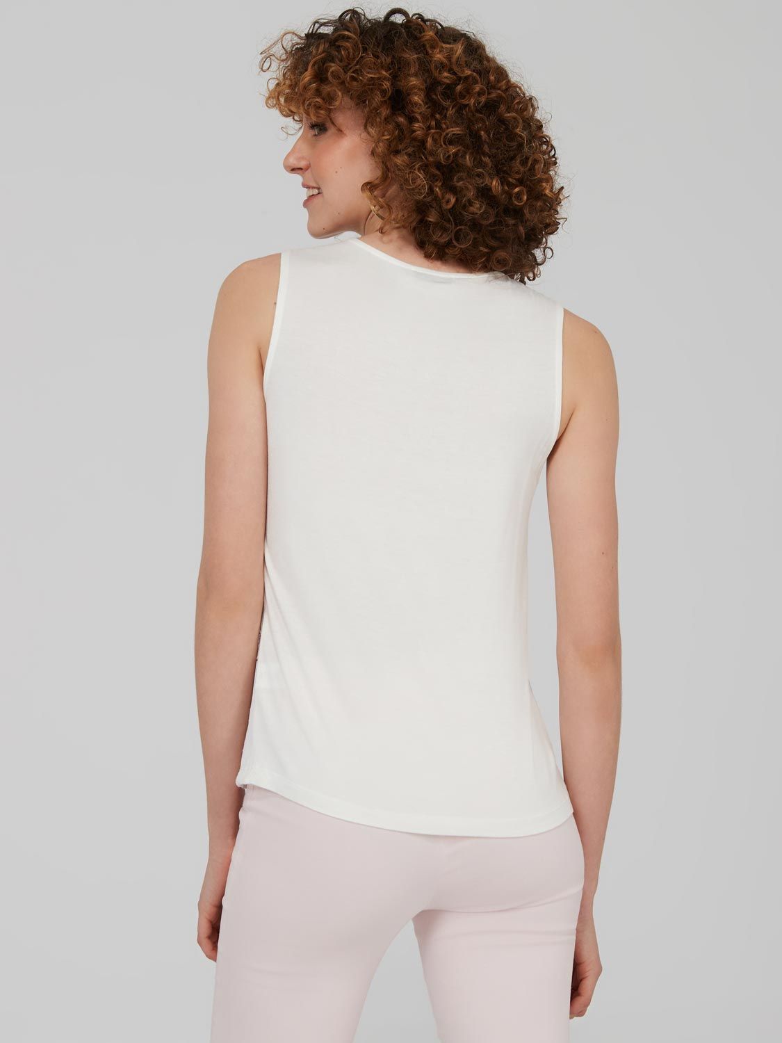 Textured Round Neck Sleeveless Top sold by Suzy Shier product image thumbnail 5