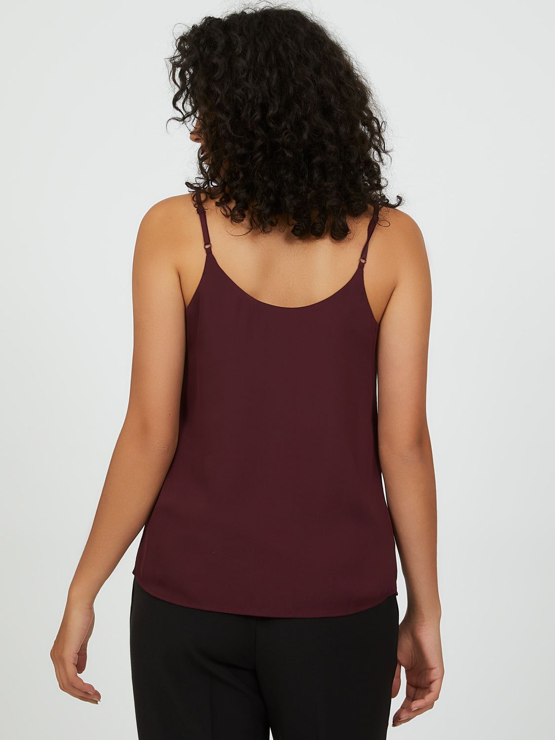 Adjustable Spaghetti Strap Chiffon Camisole sold by Suzy Shier product image thumbnail 4