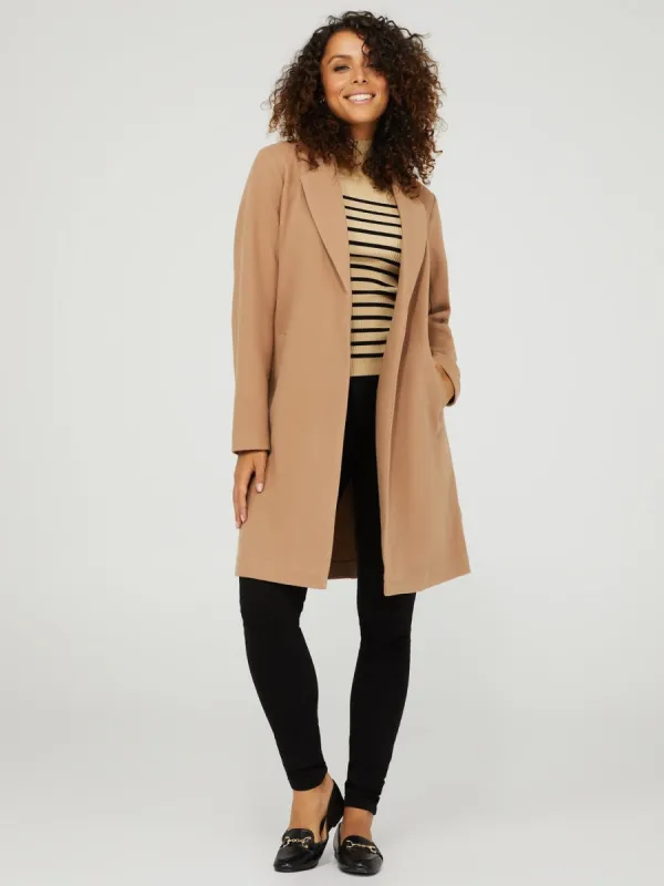 Car Coat With Front Welt Pockets sold by Suzy Shier