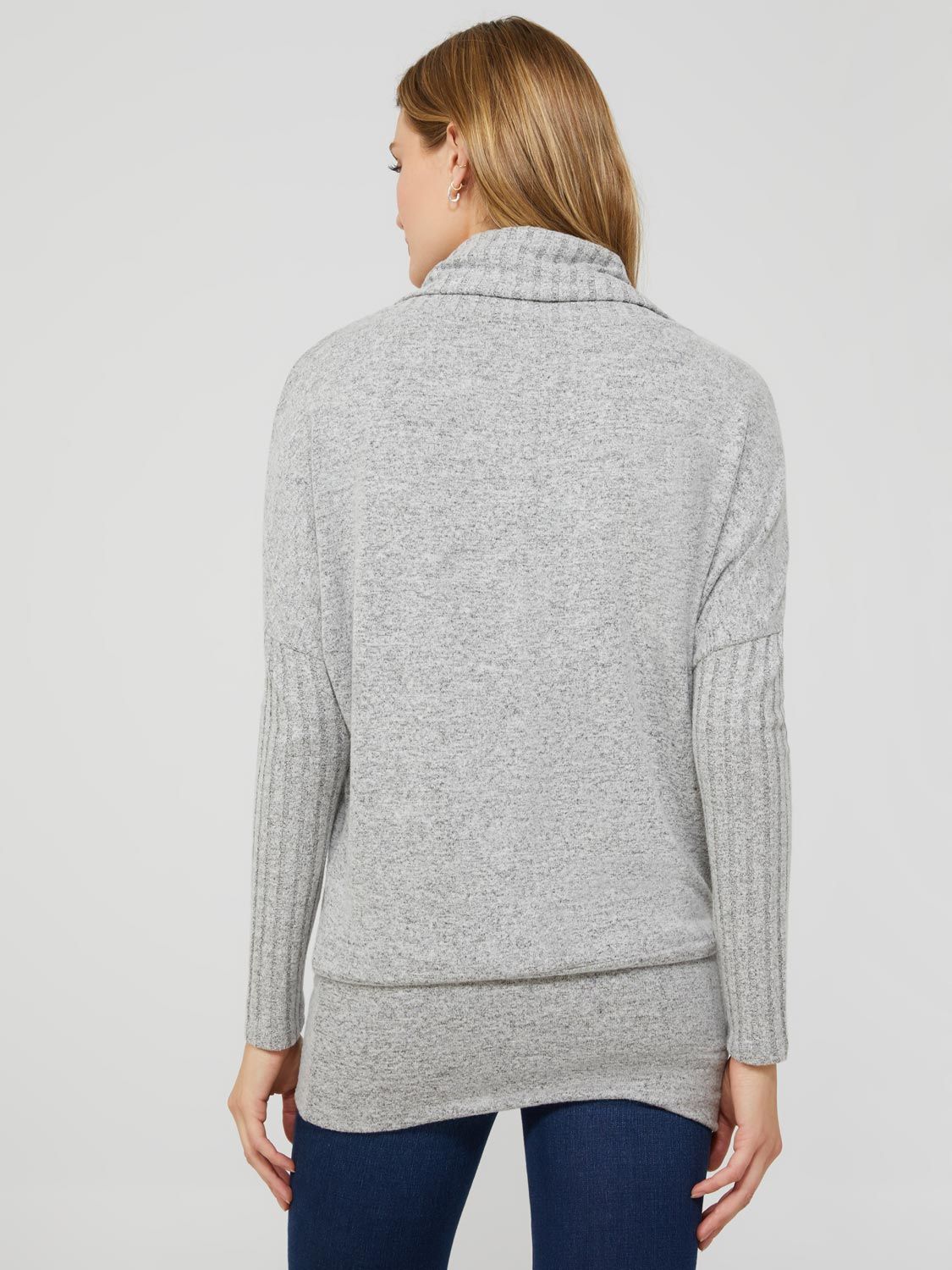 Cowl Neck Dolman Sleeve Tunic Top sold by Suzy Shier product image thumbnail 5