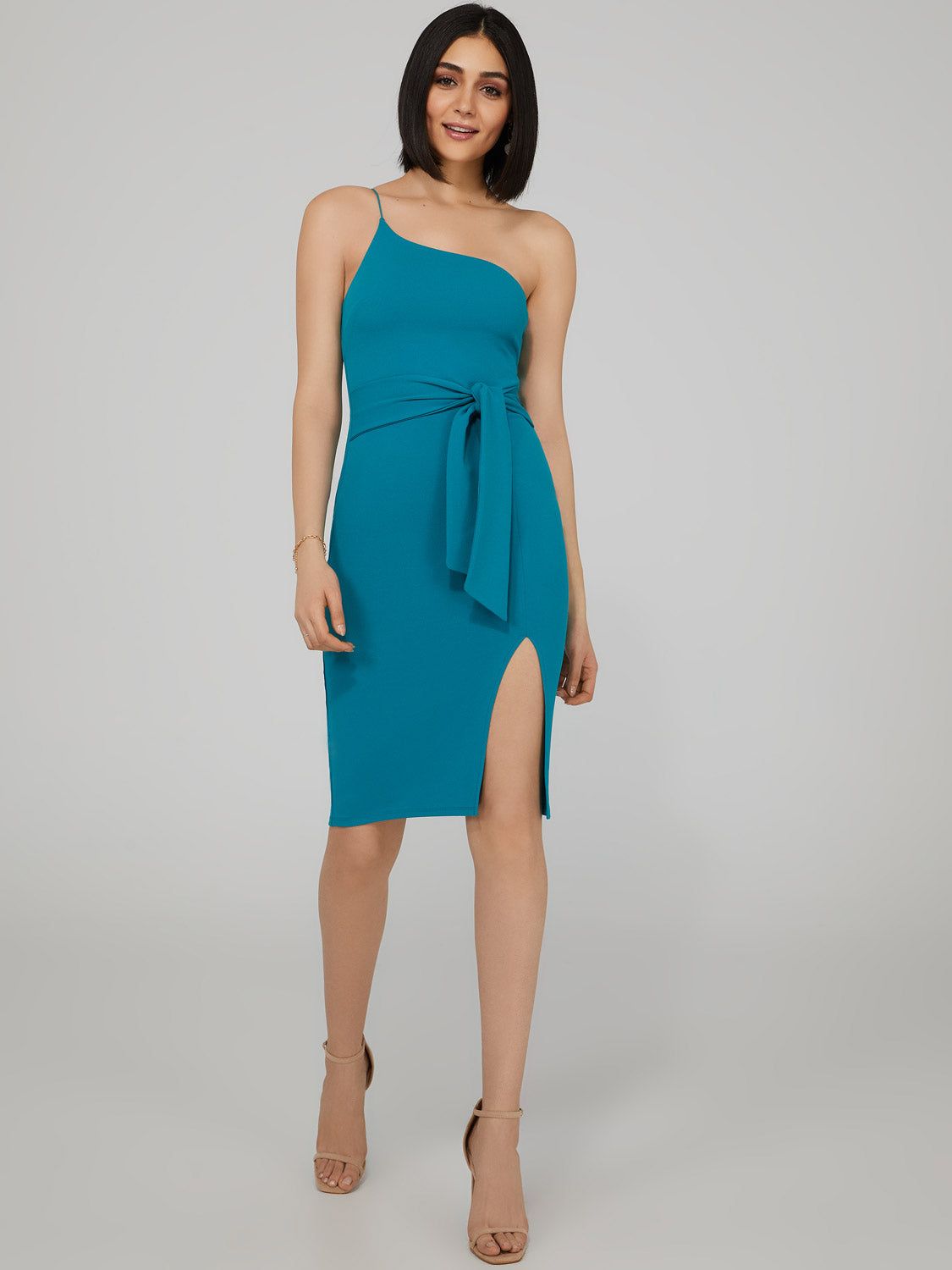 One-Shoulder Midi Dress sold by Suzy Shier product image thumbnail 3