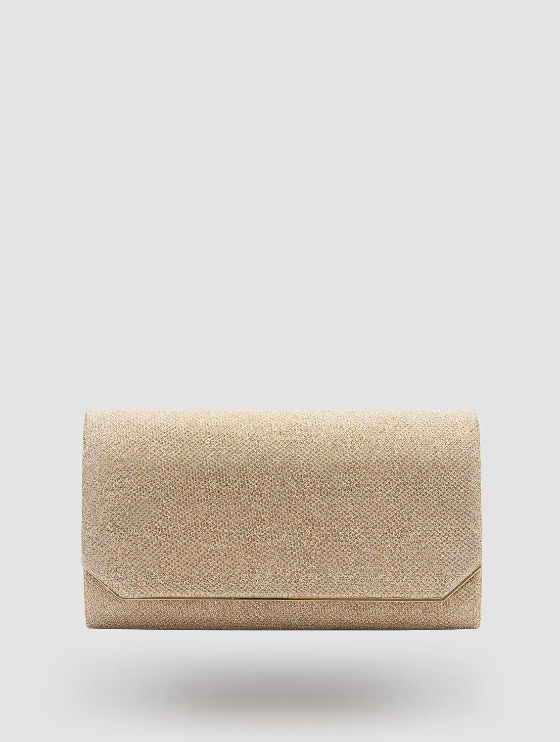 Glitter Mesh Geometric Flapover Bag sold by Suzy Shier product image thumbnail 3