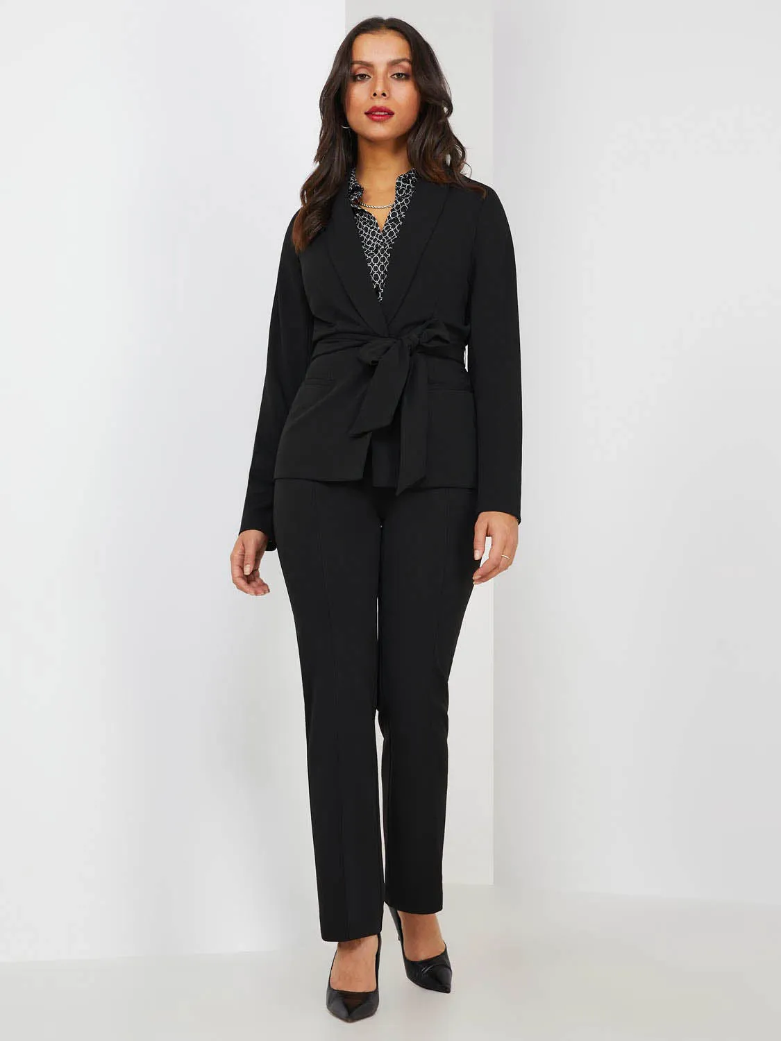 High Rise Crepe Pull-On Pants sold by Suzy Shier product image thumbnail 2