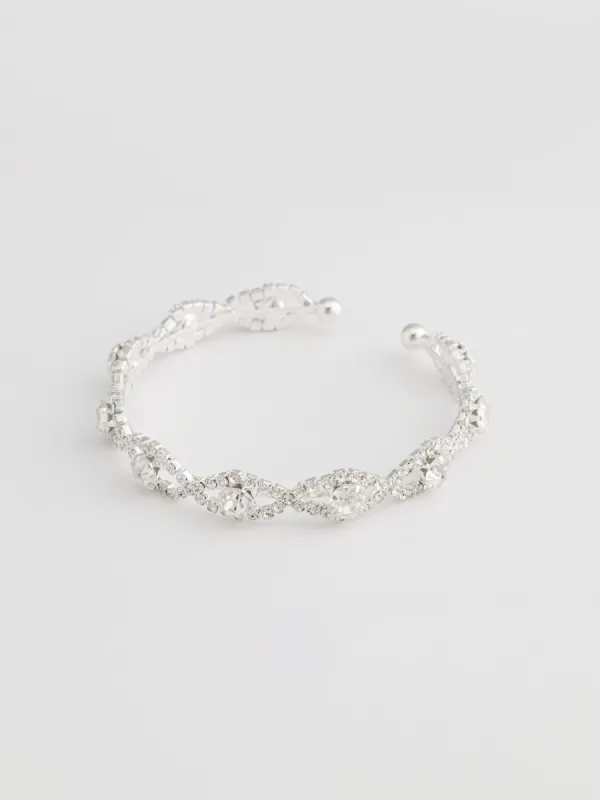 Jewelled Evil Eye Cuff sold by Suzy Shier