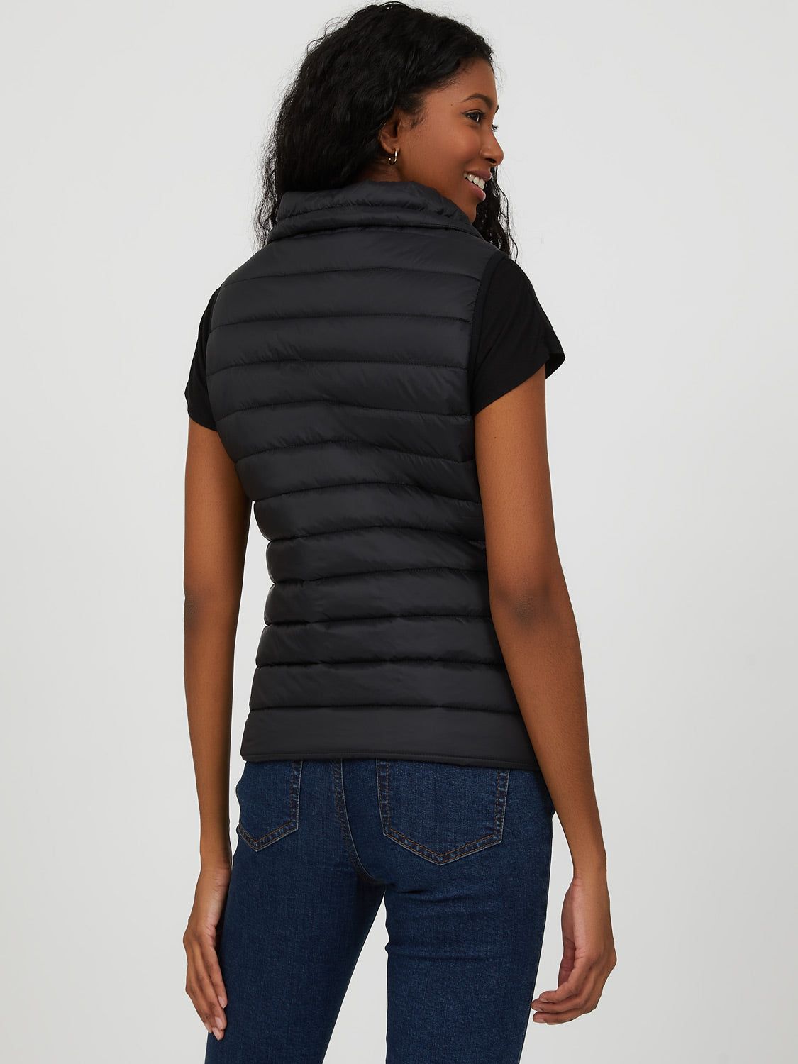 Sleeveless Lightweight Puffer Vest sold by Suzy Shier product image thumbnail 13