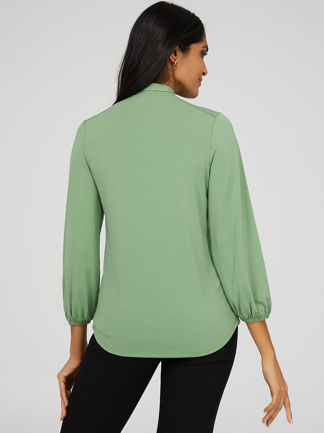 Bow Neck Top sold by Suzy Shier product image thumbnail 5