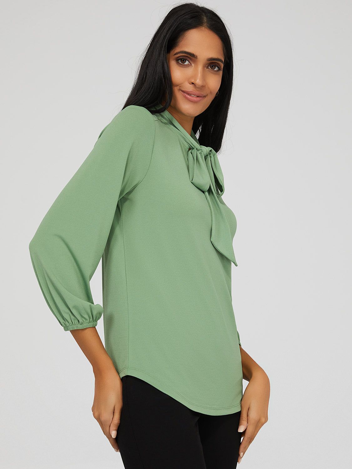 Bow Neck Top sold by Suzy Shier product image thumbnail 3