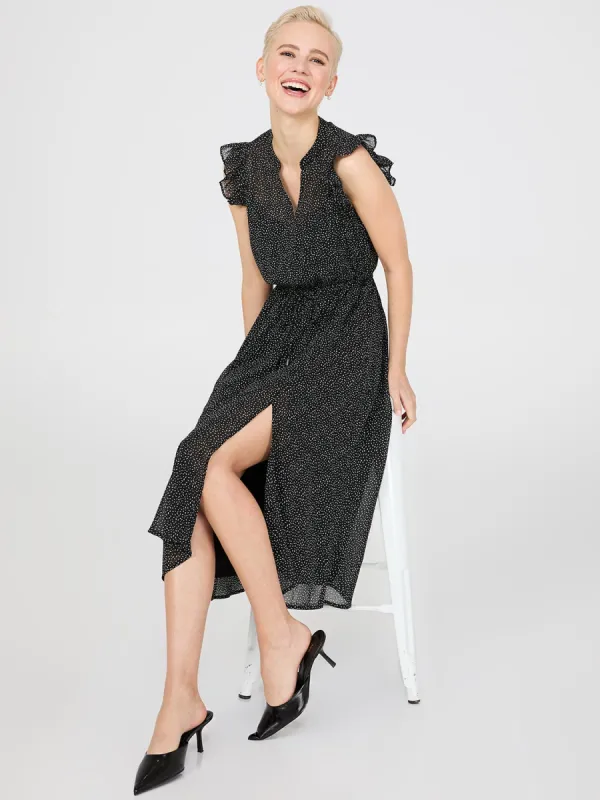 Sleeveless Printed Chiffon Midi Dress sold by Suzy Shier