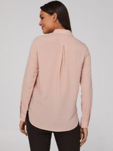 Classic Button Down Work Blouse sold by Suzy Shier