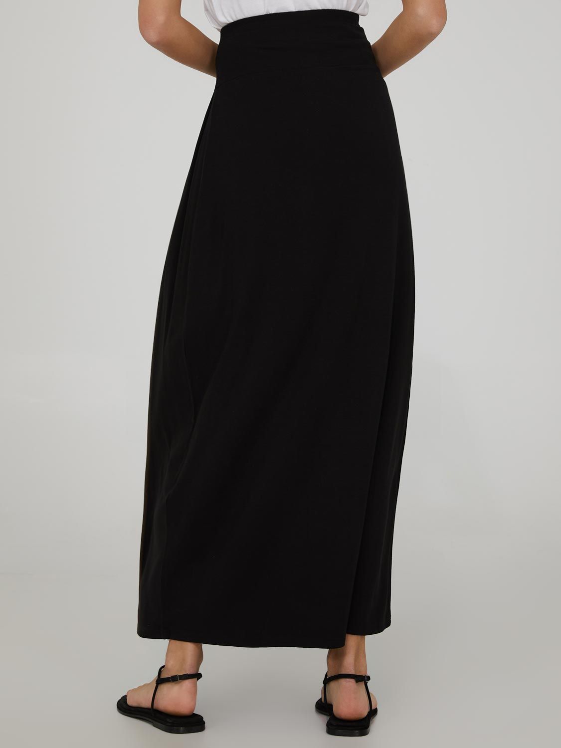 Side Knot Pleated Maxi Skirt sold by Suzy Shier product image thumbnail 4