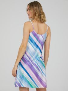 Printed Satin Cowl Neck Mini Dress sold by Suzy Shier