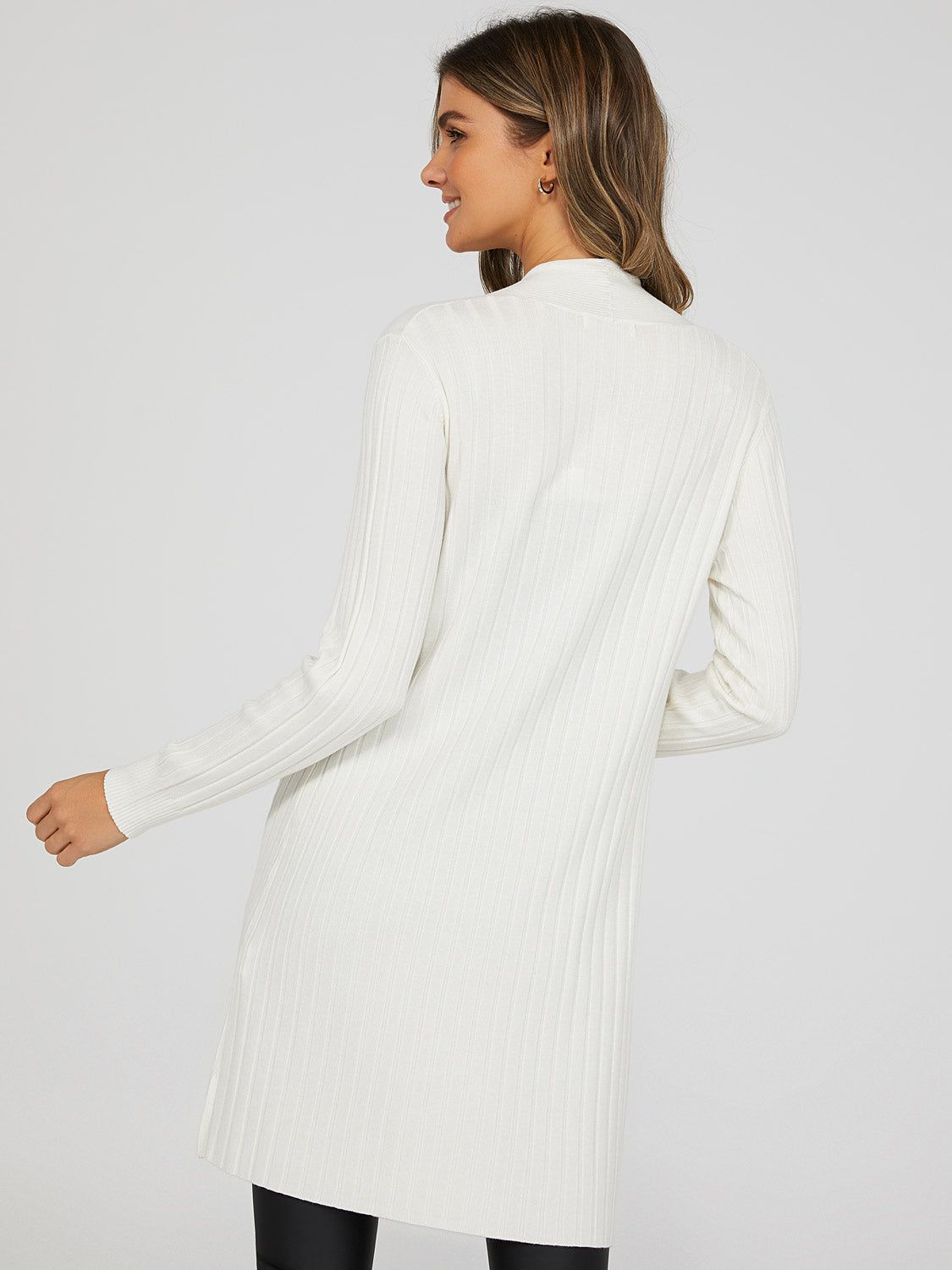 Ribbed Open Front Cardigan sold by Suzy Shier product image thumbnail 15