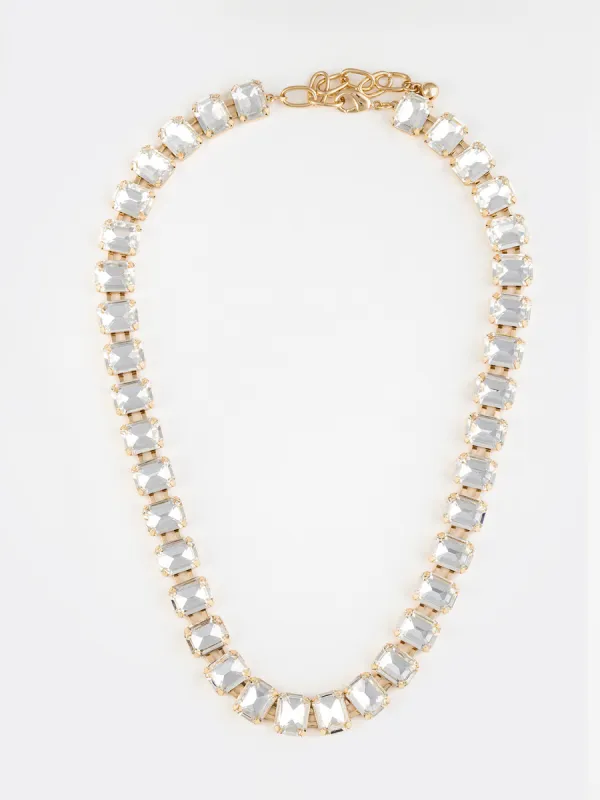 Square Gem Necklace sold by Suzy Shier