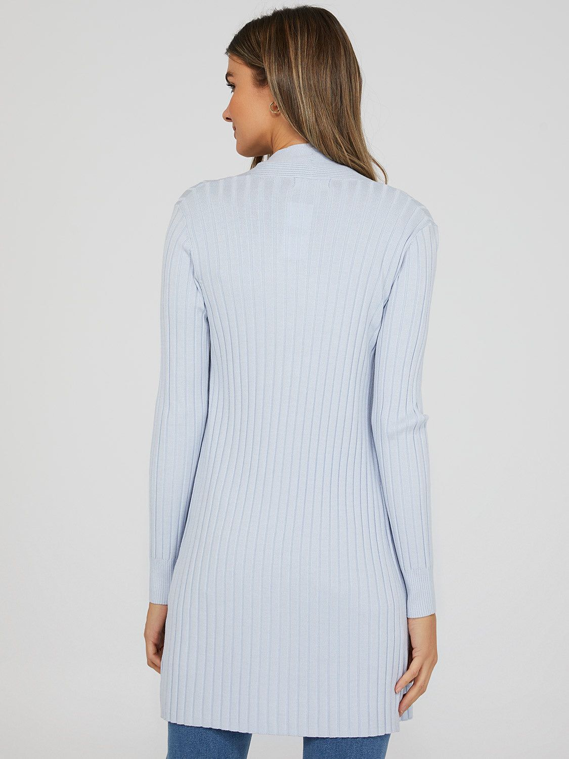 Ribbed Open Front Cardigan sold by Suzy Shier product image thumbnail 10
