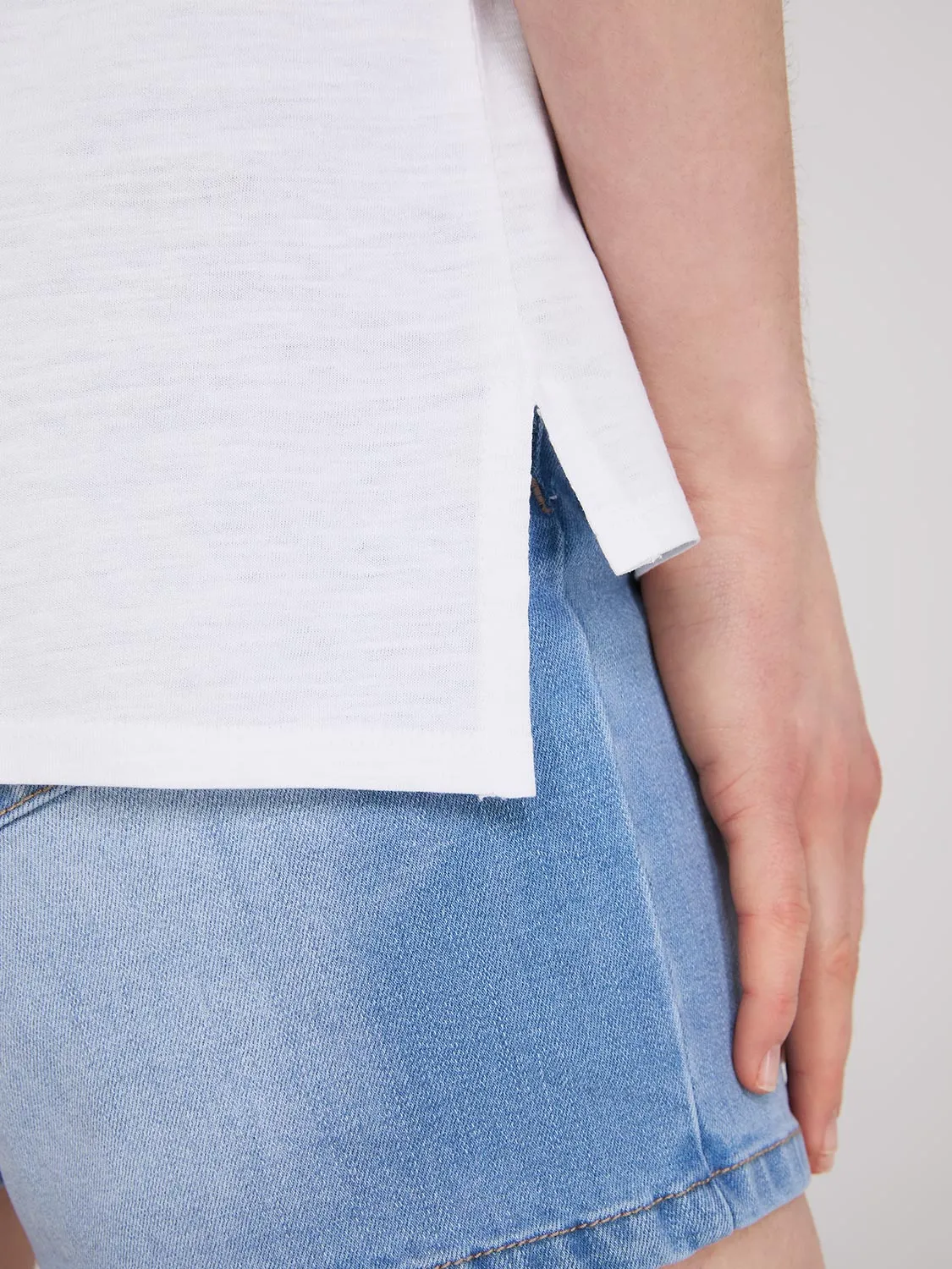 Dolman Sleeve Top With Crochet Details sold by Suzy Shier product image thumbnail 4