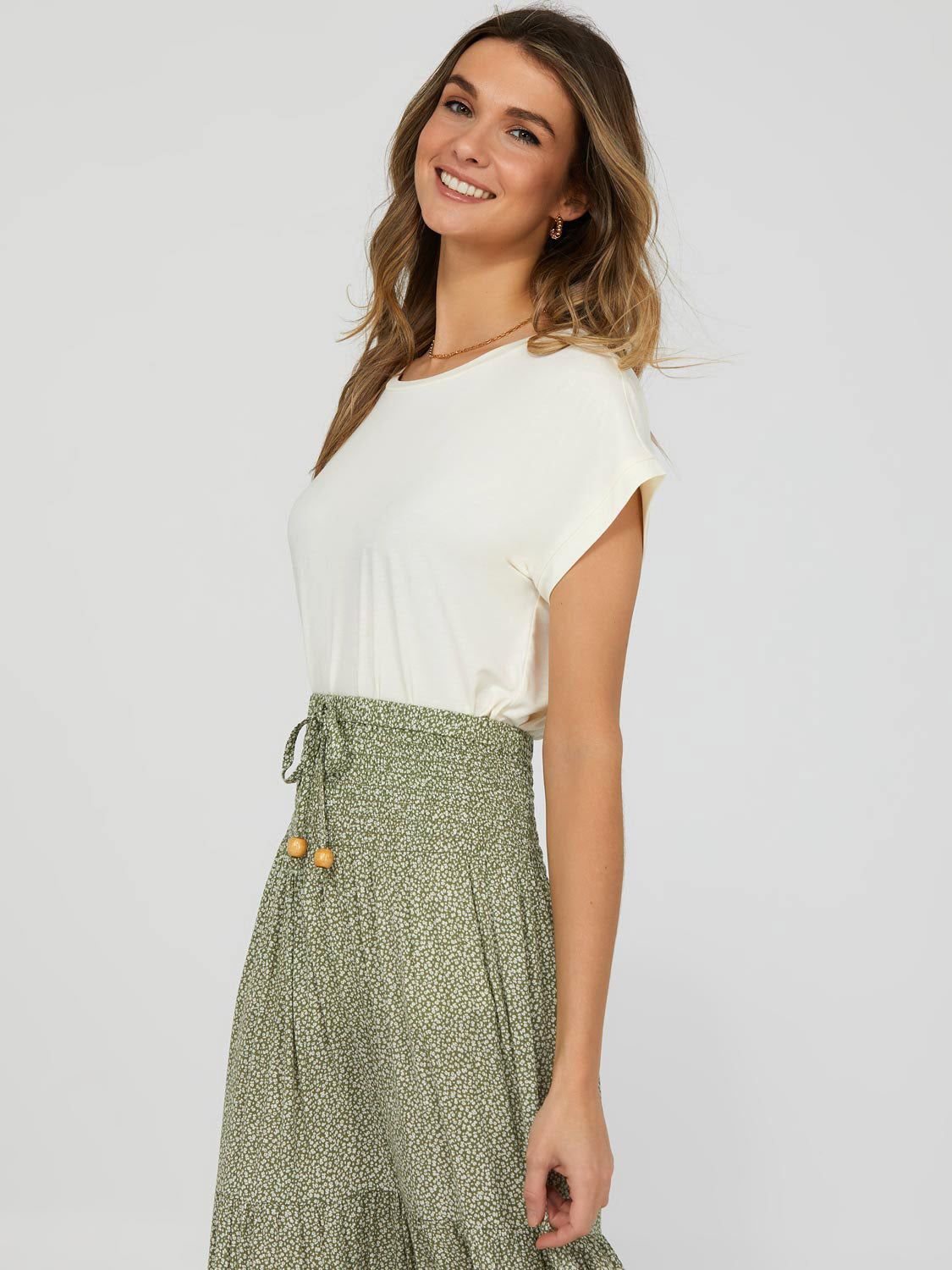 Cuffed Dolman Sleeve T-Shirt sold by Suzy Shier product image thumbnail 7