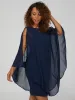 Chiffon Shift Dress sold by Suzy Shier