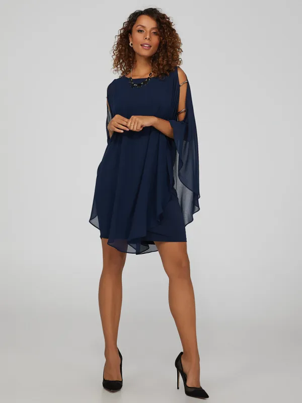 Chiffon Shift Dress sold by Suzy Shier