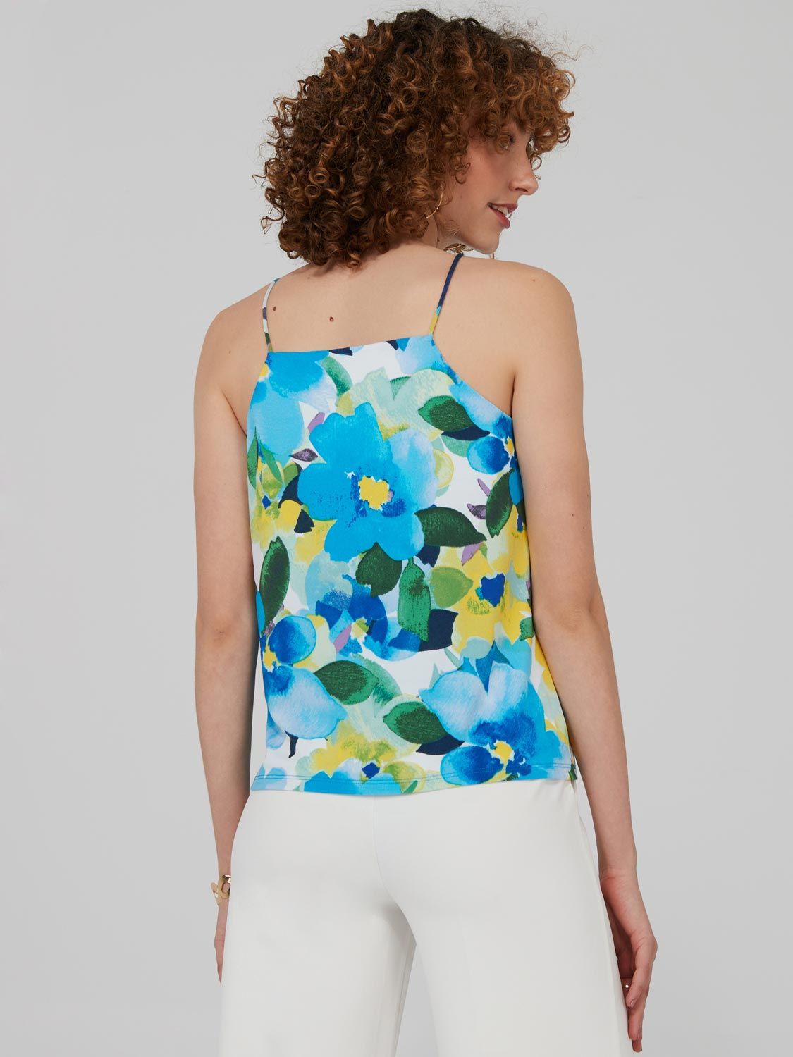 Floral Print Square Neck Tank Top sold by Suzy Shier product image thumbnail 5