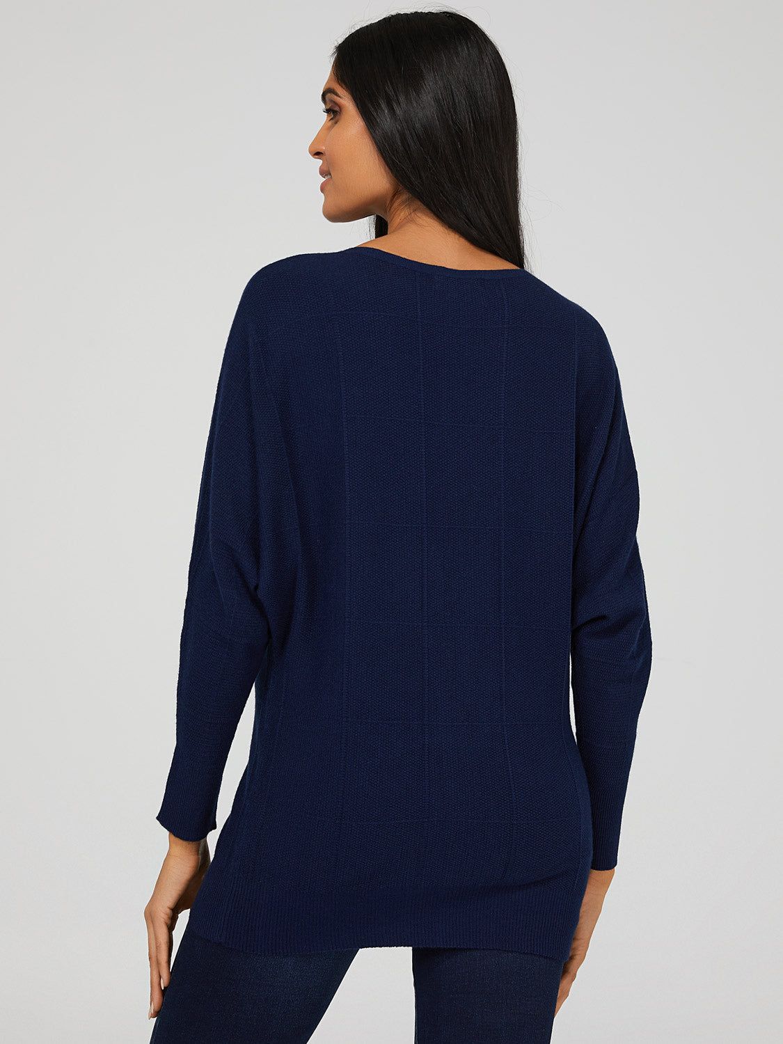 Textured Sweater With Grid Details sold by Suzy Shier product image thumbnail 11