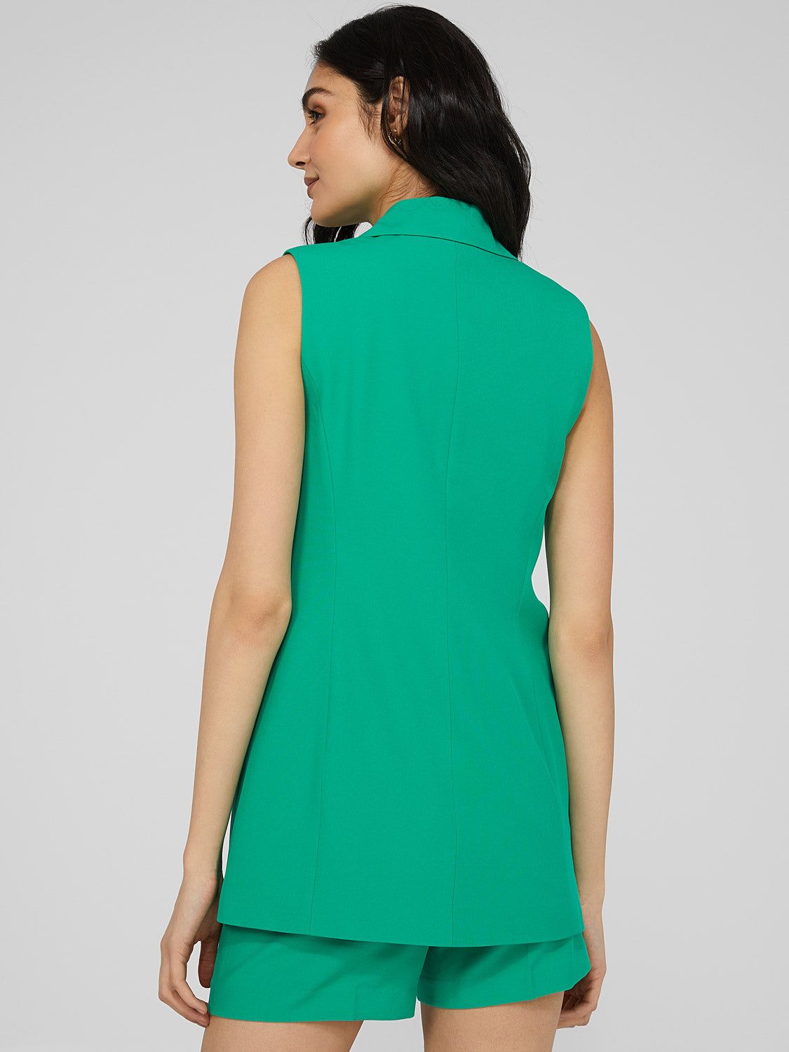 Sleeveless One-Button Blazer sold by Suzy Shier product image thumbnail 9