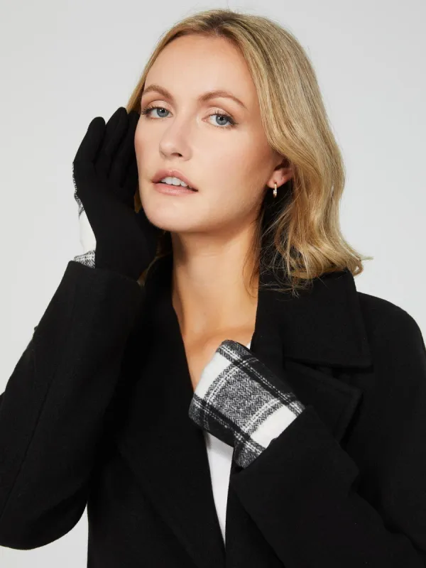 Check Gloves With Lining sold by Suzy Shier