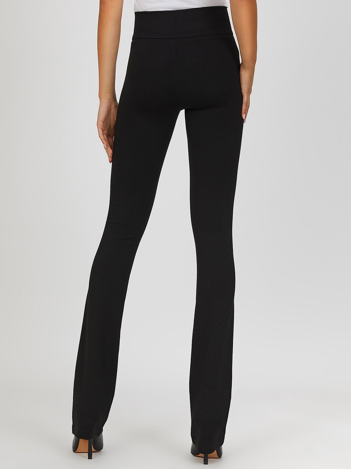 Wide Waist Flare Knit Pant sold by Suzy Shier product image thumbnail 4