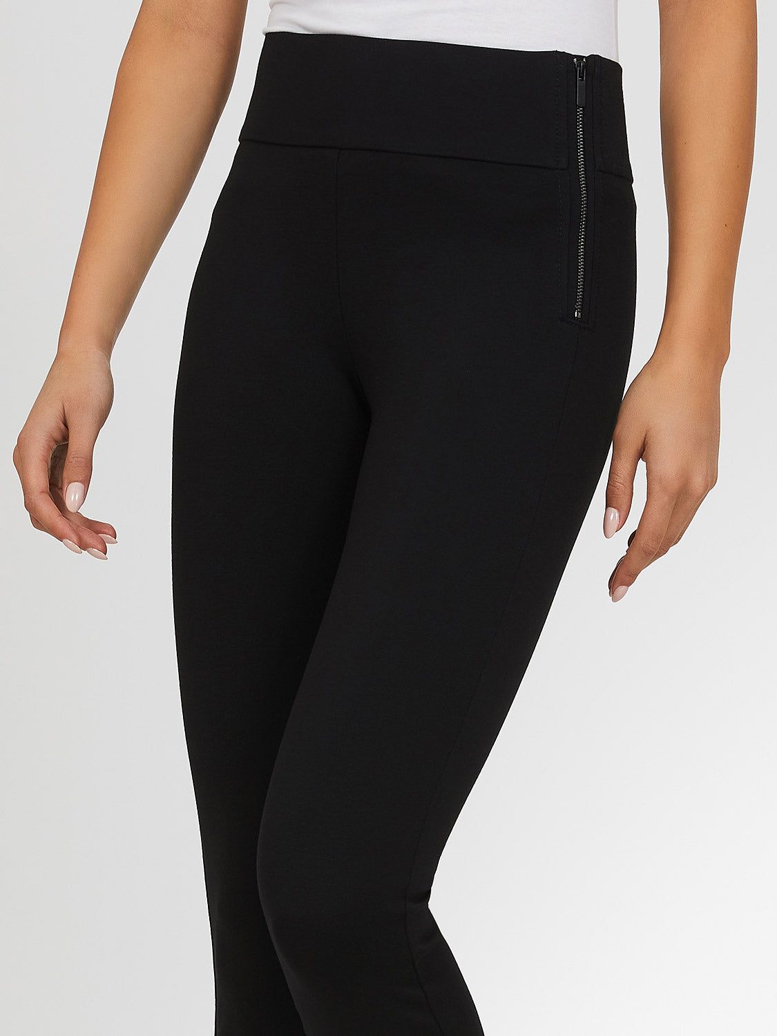 Wide Waist Flare Knit Pant sold by Suzy Shier product image thumbnail 2