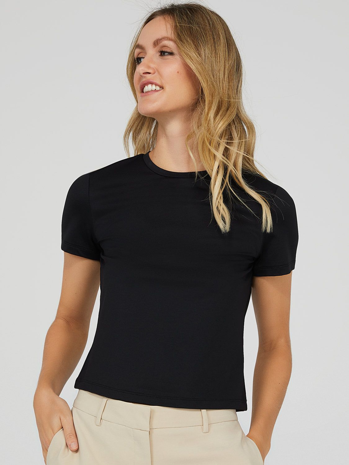 Jersey Knit T-Shirt sold by Suzy Shier product image thumbnail 2