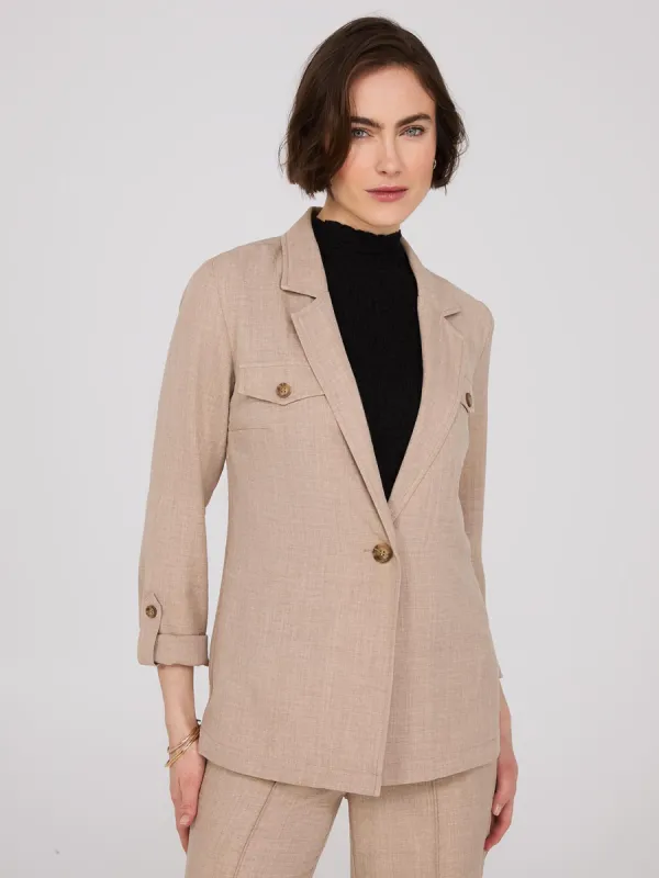One-Button Blazer sold by Suzy Shier