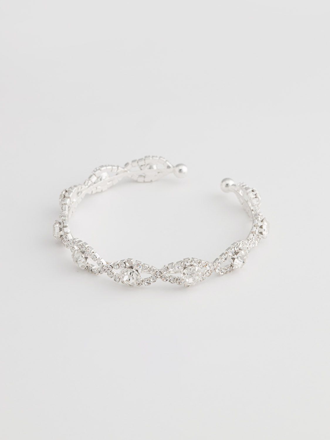 Jewelled Evil Eye Open Bangle sold by Suzy Shier product image thumbnail 2