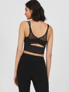 Padded Cross Back Sports Bra sold by Suzy Shier