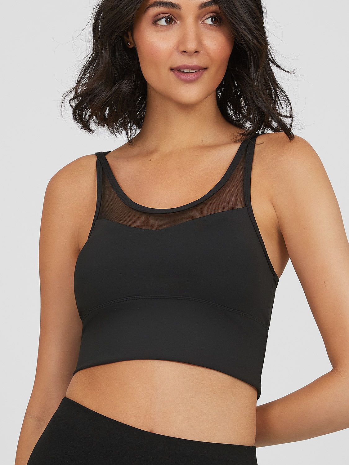 Padded Cross Back Sports Bra sold by Suzy Shier product image thumbnail 5