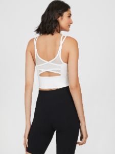 Padded Cross Back Sports Bra sold by Suzy Shier