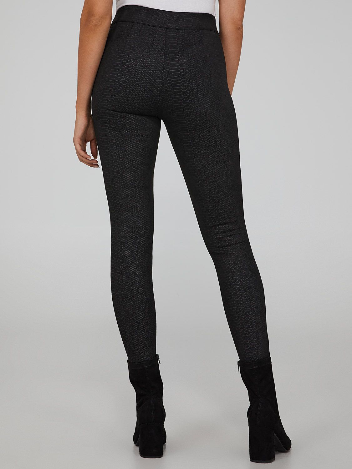 Suede Snakeskin Textured Pants sold by Suzy Shier product image thumbnail 4