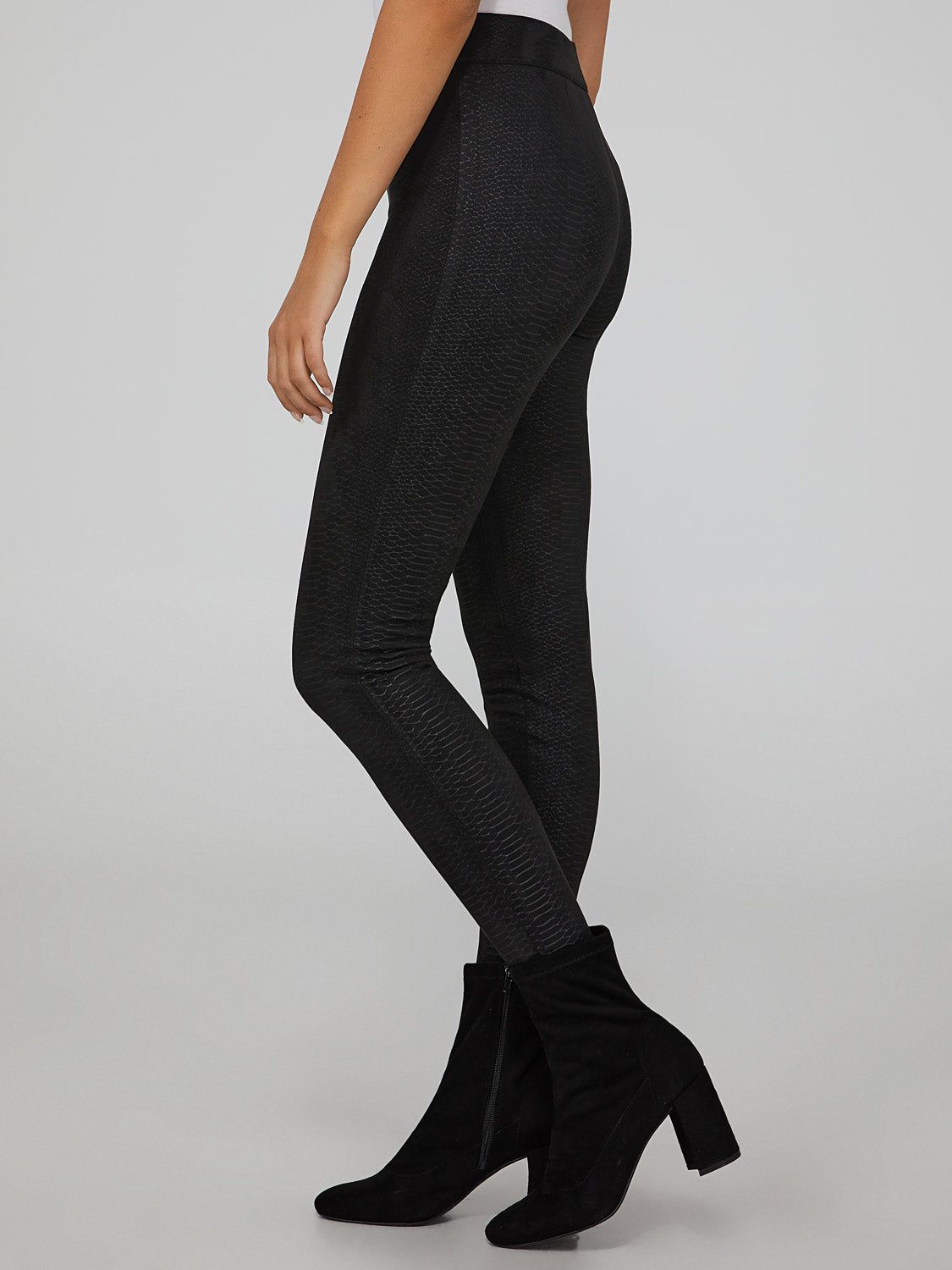 Suede Snakeskin Textured Pants sold by Suzy Shier product image thumbnail 3