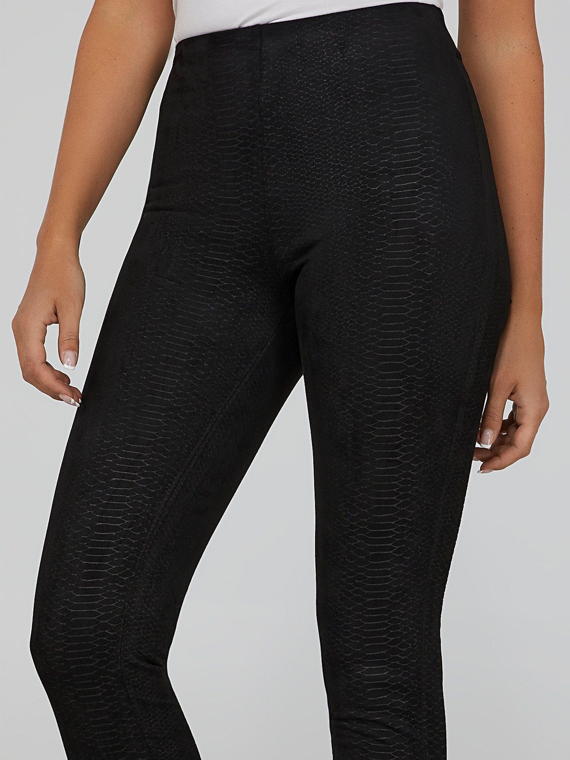 Suede Snakeskin Textured Pants sold by Suzy Shier product image thumbnail 2