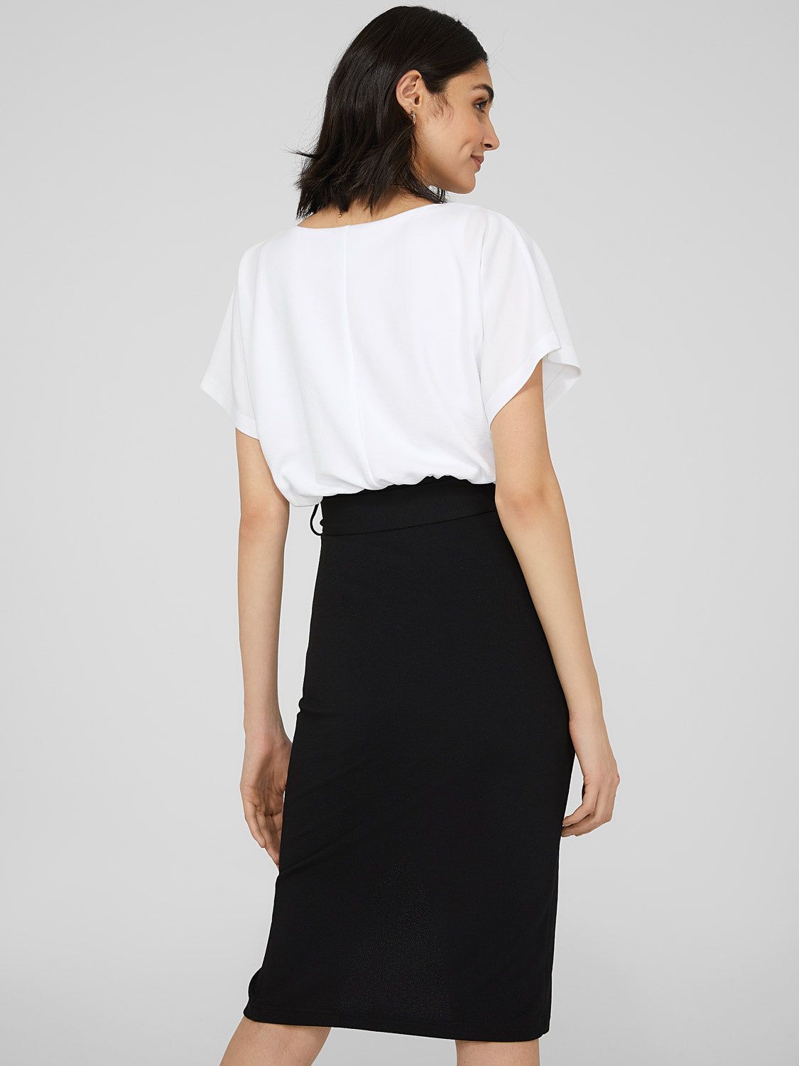 Dolman Sleeve Wrap Skirt Dress sold by Suzy Shier product image thumbnail 5