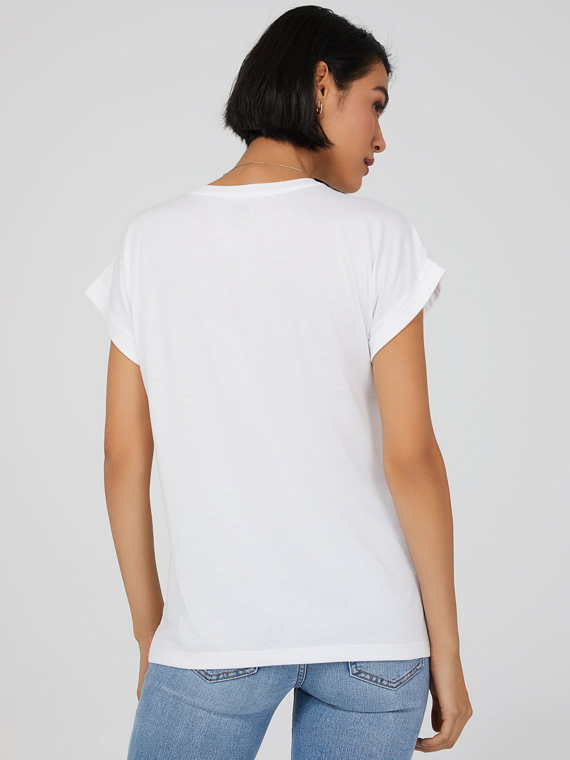 Cuffed Dolman Sleeve T-Shirt sold by Suzy Shier product image thumbnail 20